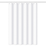 rideau douche moderne polyester gaufre blanc beige gris opalescent ourlet lesté 90x180cm 120x180cm