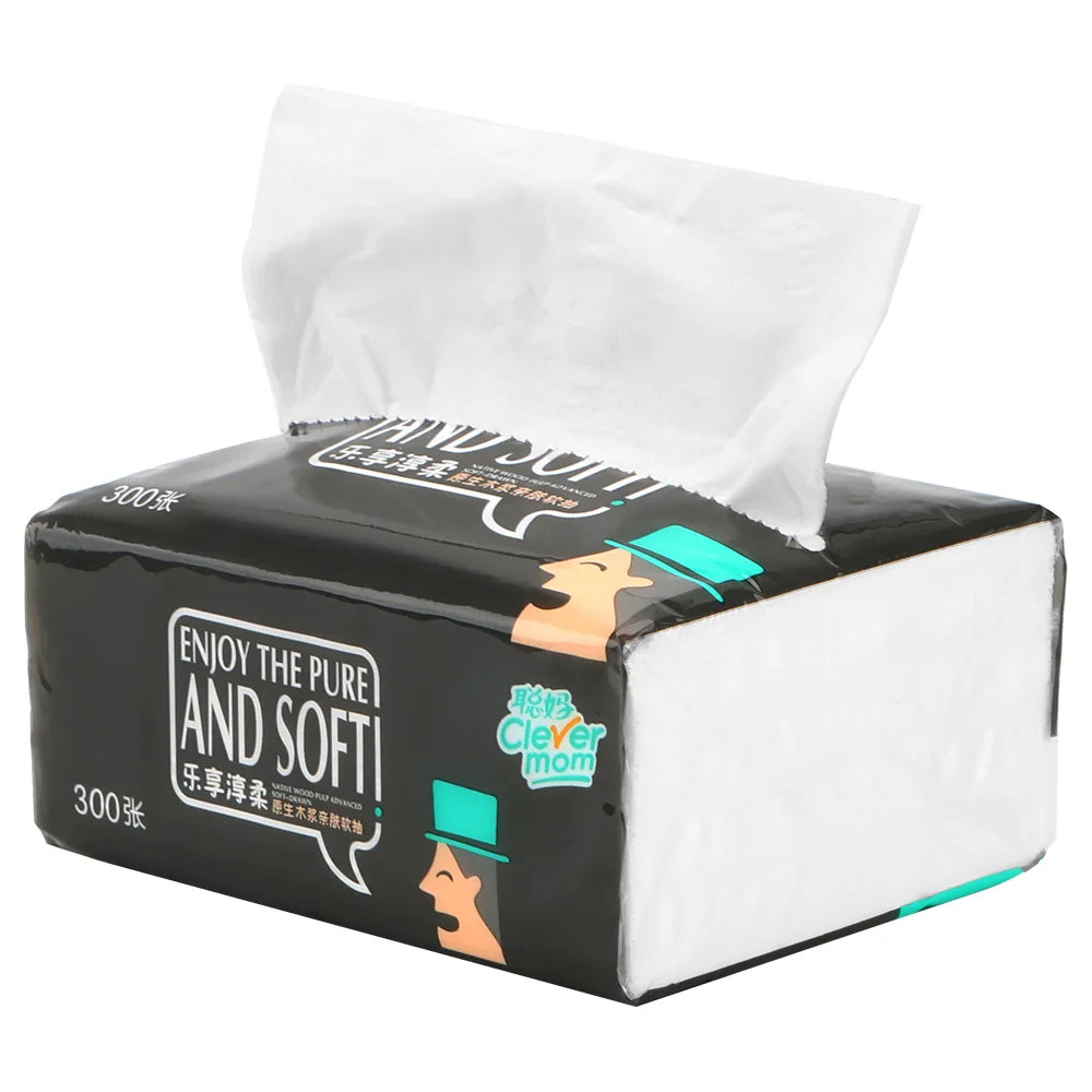 serviettes papier noir blanc imprimées moderne 300 feuilles papier opaque minimaliste