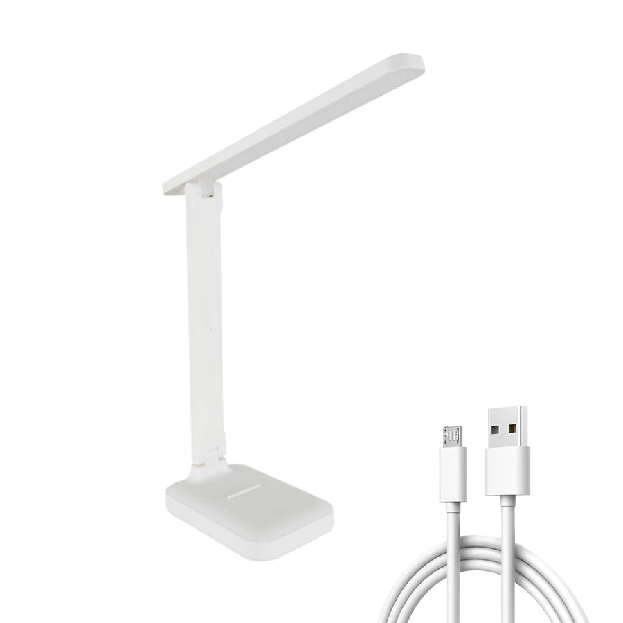 lampe rechargeable ventilateur écran led blanc moderne multifonction date heure