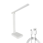 lampe rechargeable ventilateur écran led blanc moderne multifonction date heure