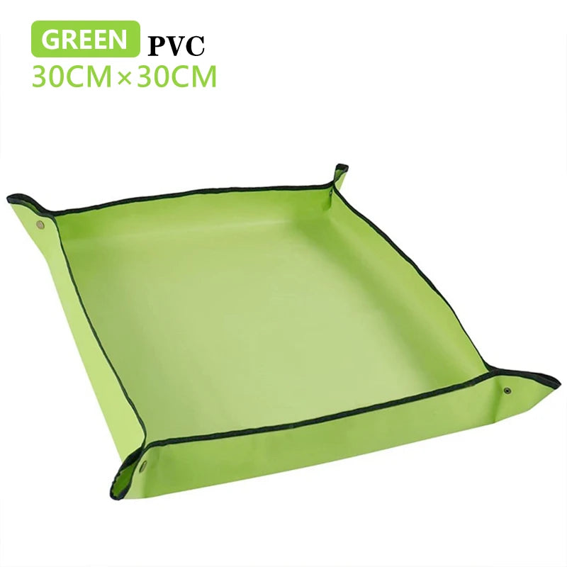 tapis jardin vert rose noir poppers outils modernes pots plants fleurs succulentes 30cm 50cm