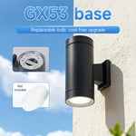 applique murale extérieure led aluminium moderne étanche jardin porche entrée lumière chaude blanche