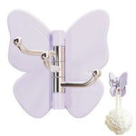 porte serviettes papillon adhésifs moderne blanc jaune rose violet décoration salle bain accessoireversible légère