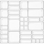 trousse rangement transparente compartiments points noirs maquillage organisation moderne plastique