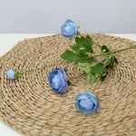 bouquet fleurs artificielles modernes rose blanc jaune bleu rouge intérieur mariage fête