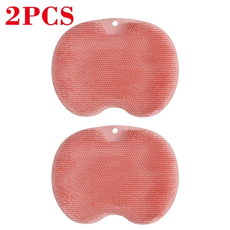 tapis douche massant antidérapant silicone rose points d'acupression non slip moderne