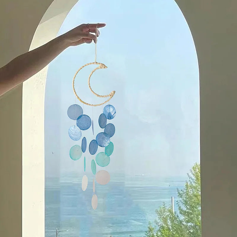 mobile mural moderne multicolore translucemment circulaire cordelette disques circulaires chambre enfants deco nouvelle an