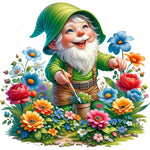 autocollants murals lutin fleuri papillons motifs floraux illustration cartoon opaques adhésifs multicolores animaux compagnie