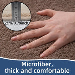 tapis bain set moderne gris foncé beige doux absorbant antidérapant respectueux environnement salle bain