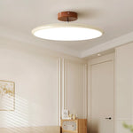 plafonnier moderne rond vert beige marron lisse opaqué télécommande led 40cm 50cm lumière chaude