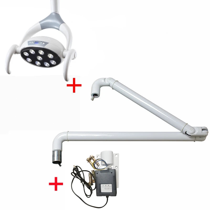 lampe moderne blanc fixée tringle corps base métal