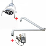 lampe moderne blanc fixée tringle corps base métal