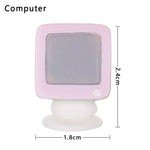 meubles miniatures poupées rose blanc modernes armoire frigo lave linge micro ondes téléviseur commode