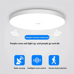 lampe blanc moderne 12w 18w radar infrarouge détecteur humain ac220v led