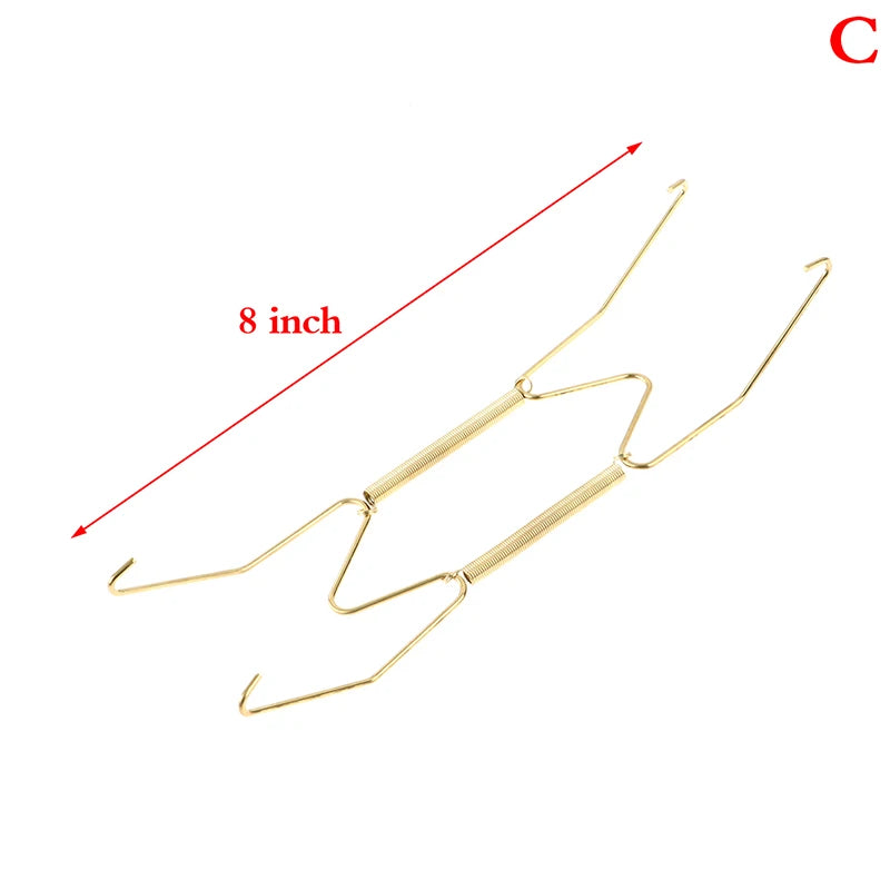 support vaisselle doré minimaliste acier inoxydable fixation invisible 6inch 7inch 8inch 10inch 11inch