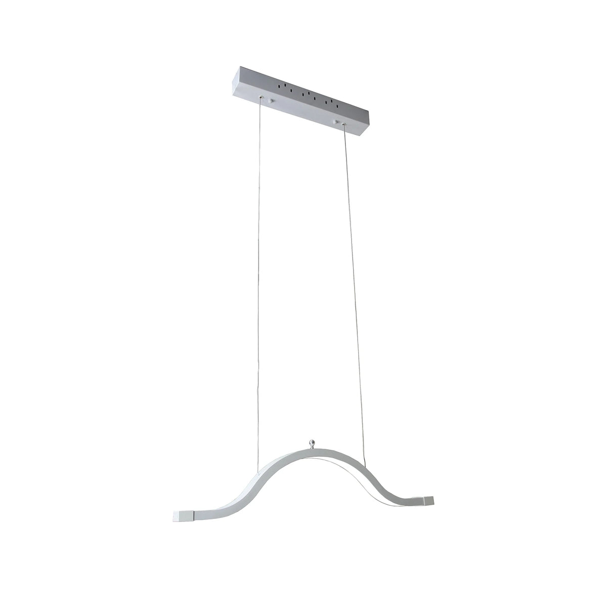 lampe suspension blanc noir lisse moderne minimaliste réglable télécommande câble 3200k 5600k