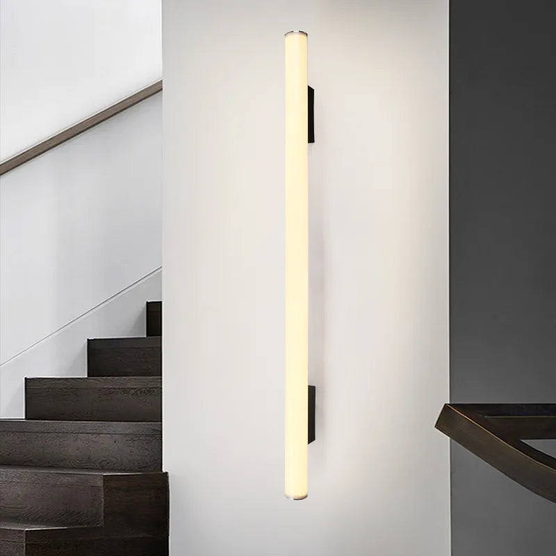 applique murale led moderne blanc noir fixée mur éclairage quotidien chambre cuisine salon