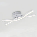 lampe moderne aluminium noir blanc flux lumineux élevé incurvé led contemporain