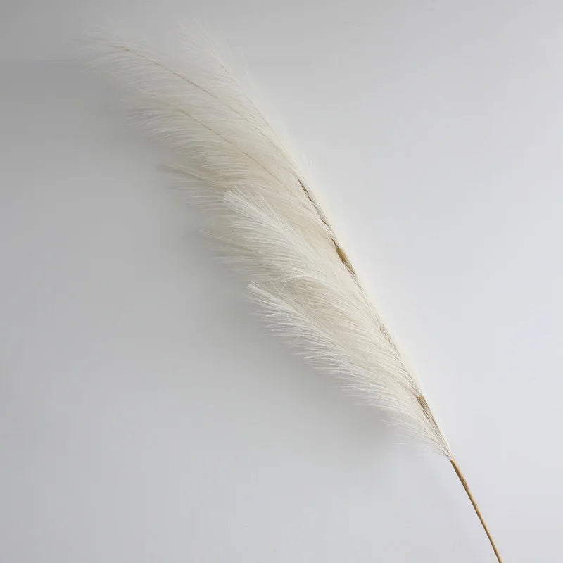 décoration mariage boho herbe pampas artificielle 100cm plumes séchées naturel rustique intérieur anniversaire