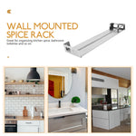 Rangement mural épices cuisine design moderne