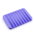 support savon silicone couleur rose moderne pratique antibactérien cuisine salle bain