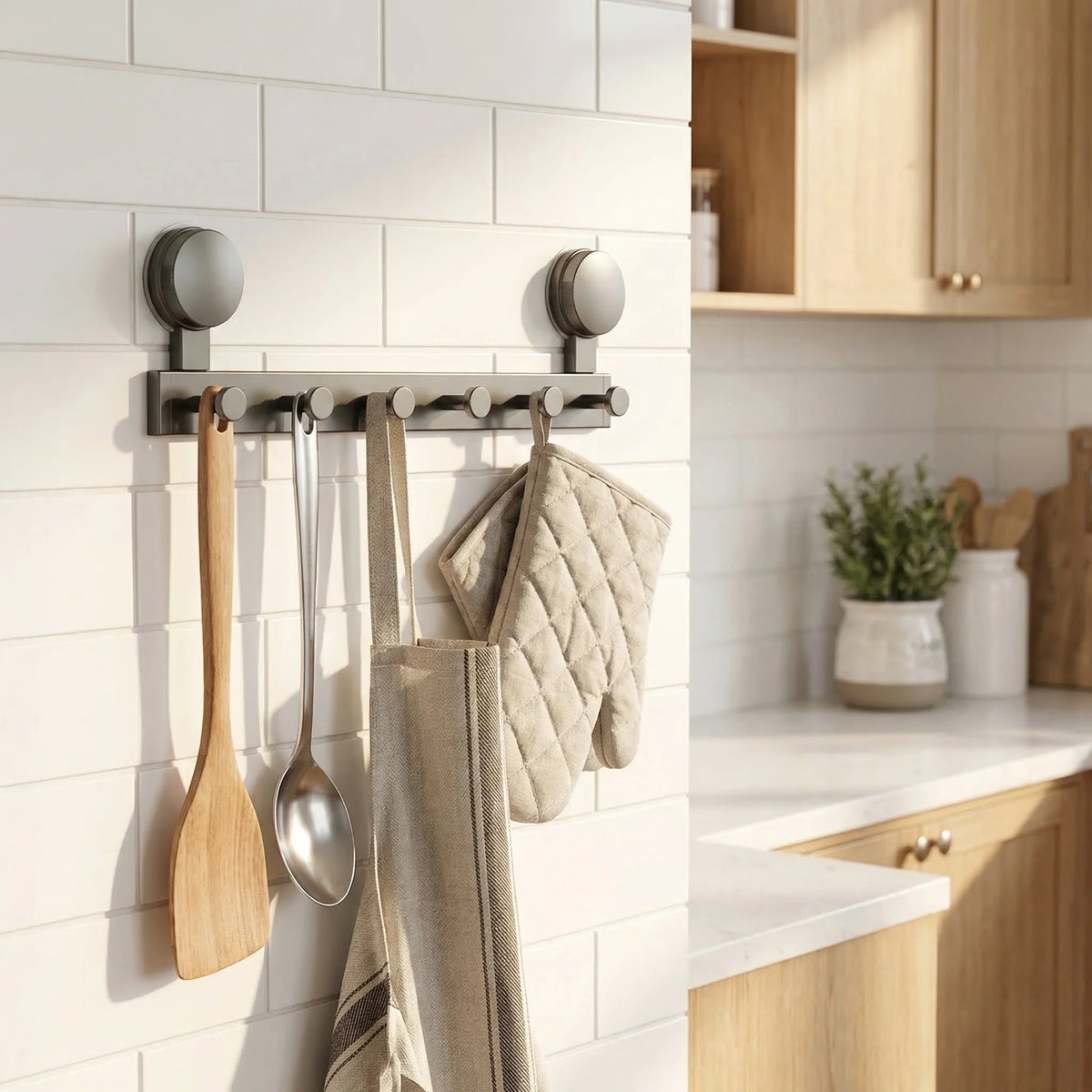 crochets adhésifs muraux ventouse places gris moderne sacs vêtements cuisine chambre