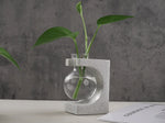 vase silicone texturé moderne gris clair support diy decoration maison