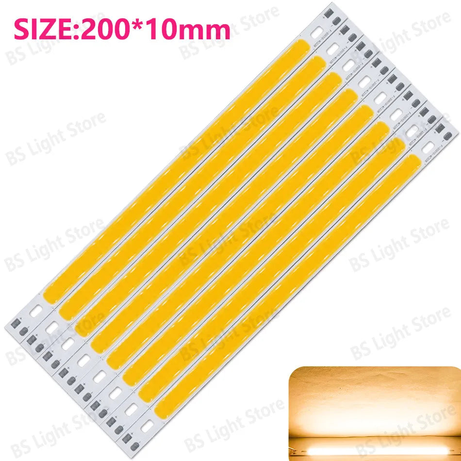 Ruban led jaune rouge vert bleu moderne 12v 12w 200x10mm