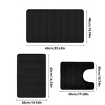 tapis absorbant salle bain polyester gris beige noir adhésif moderne simple chambre lavable machine