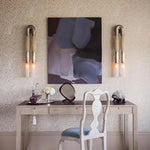 lampe suspension moderne verre bois structure métal noir salon chambre