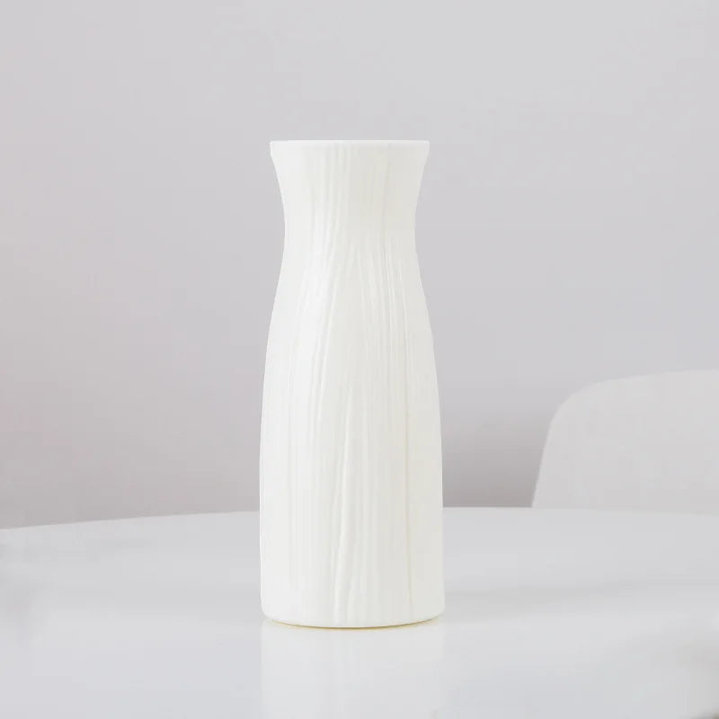 vase moderne blanc rose vert geometrique facettes minimaliste deco maison