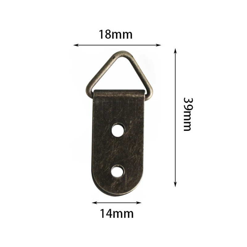 supports tableau photo cadre bronze noir industriels visserie 50 pièces 18x39mm