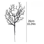 branches artificielles noires décoration halloween intérieur branche naturelle opacité adhésif vase table