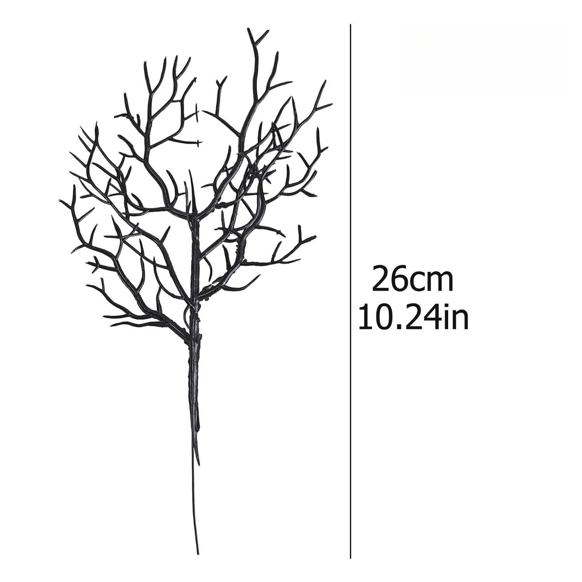 branches artificielles noires décoration halloween intérieur branche naturelle opacité adhésif vase table