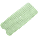 tapis bain moderne antidérapant 40x100cm bleu clair gris transparent drainage massage suction