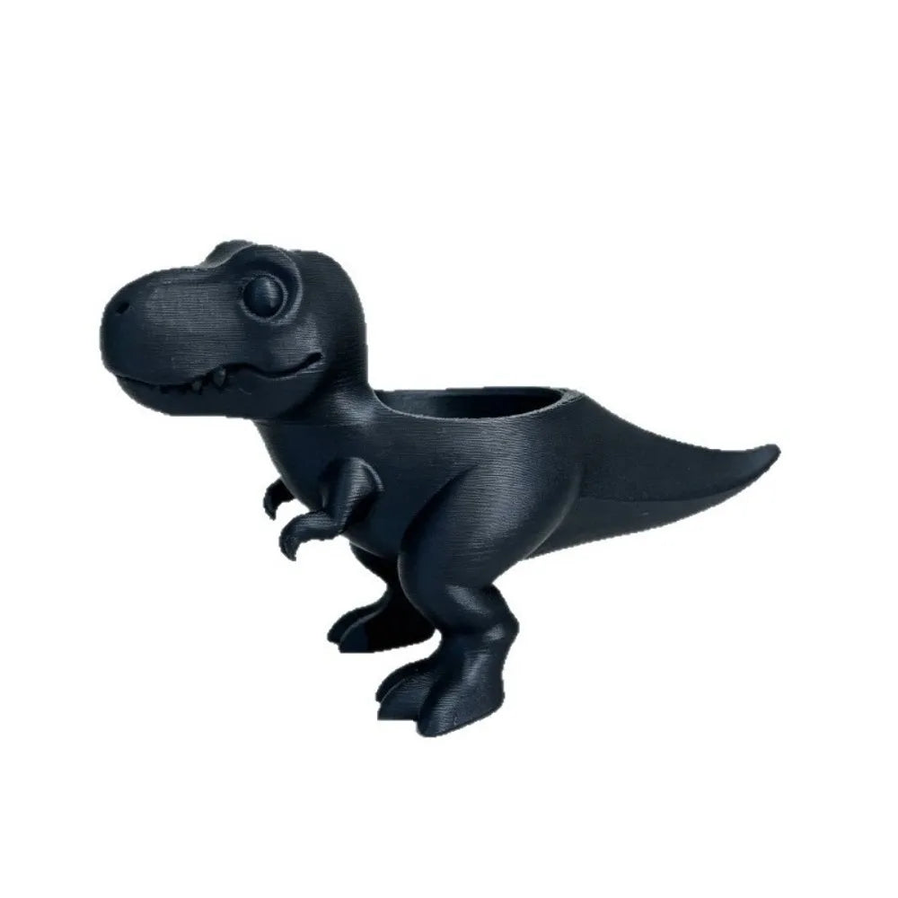 pots succulentes forme dinosaure contemporain noir blanc beige mignon plastique decoration