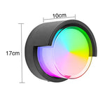 lampe led murale moderne noire ip65 hydrofuge wifi zigbee 2492000lm