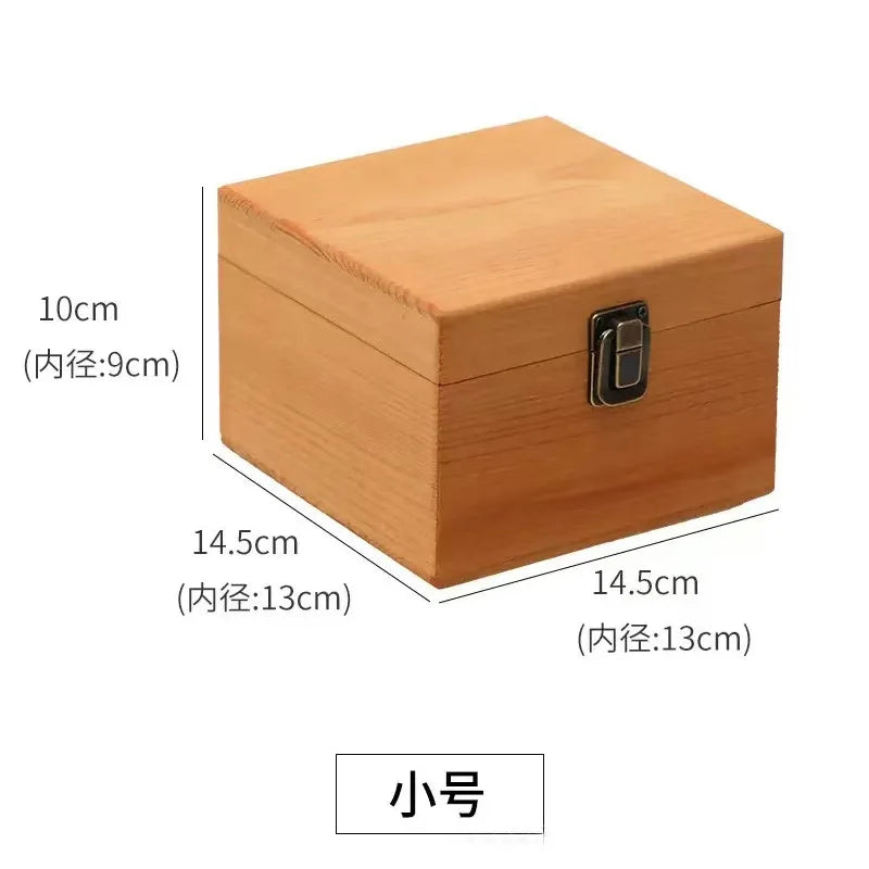 boîte rangement bois coffre trésor serrure bijoux vintage décoration maison cadeau rustique grain bois
