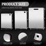 planche découper acier inoxydable double face facile nettoyer moderne portable qualité alimentaire