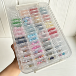 organisateur rangement boîtes plastique transparent compartiments strass broderie peinture diamant mosaïque petits éléments