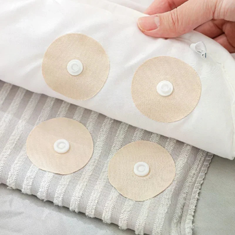 pinces antidérapantes fixatrices couvre lit blanc beige rayures modernes boucles 10 paires
