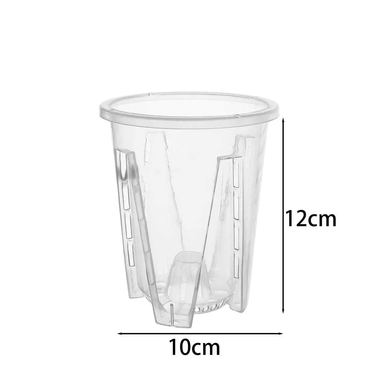 pot plante transparent moderne perforations clips intérieur extérieur 1pc 2pcs 5pcs