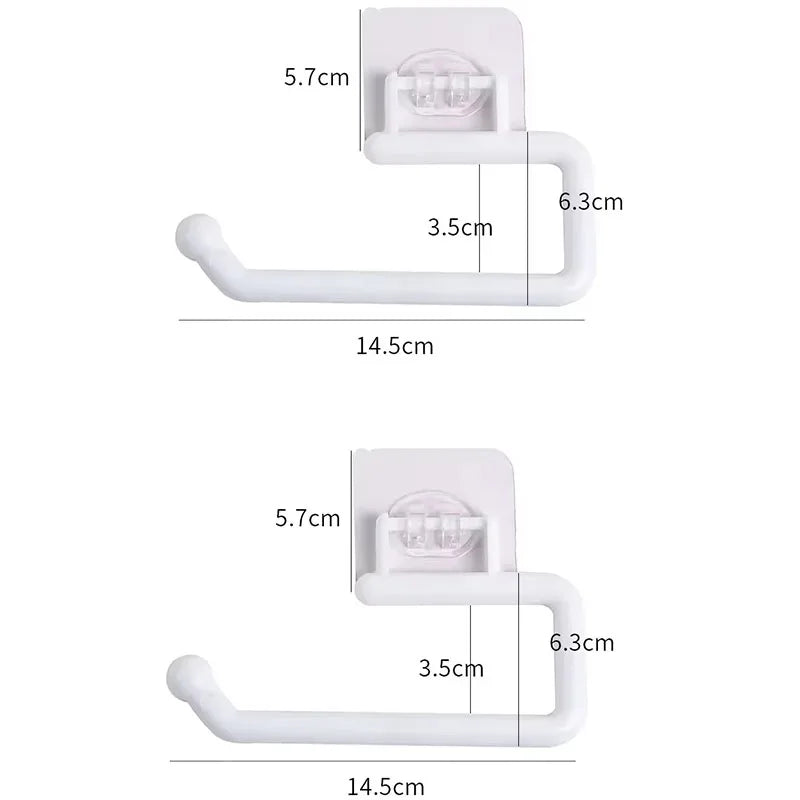 porte serviettes blanc adhésif moderne acier inoxydable fixe mural salle bain 65g