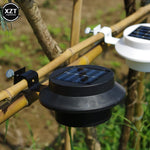 lampe solaire murale clips noir blanc panneaux solaires intégrés veilleuse extérieure moderne imperméable