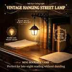 lampe vintage lanterne bibliothèque éclairage étagère gothique décoration livres đèn