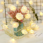guirlandes lumineuses noel flocons roses multicolore decoration intérieure festive led blanc rose