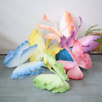 décoration événement papillon bleu rose vert réaliste détails fins tringle support anniversaire mariage fête