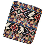 tissu jacquard ethnique coton polyester motif géométrique décoratif sac coussin rideau artisanat