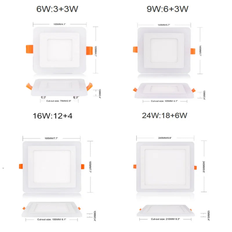 plafonnier led moderne blanc télécommande 110v 220v rgb 6w 9w 16w 24w