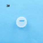 embouts pâte sucre transparents différents motifs coniques kit decoration gateaux plastique usage unique respect